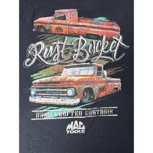 Mac Tools Tee Shirt Mens XXL Black Rusty Bucket